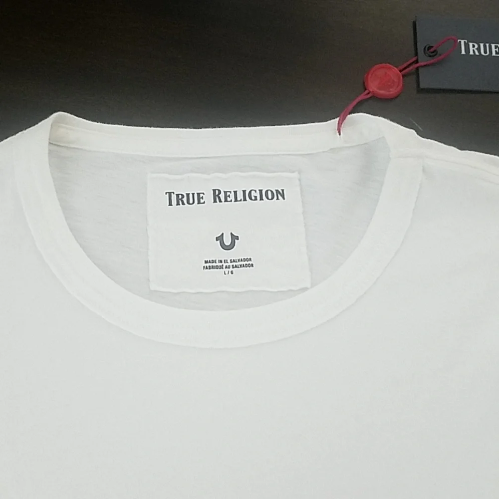 True Religion Stained Glass Logo Shirt Size Large